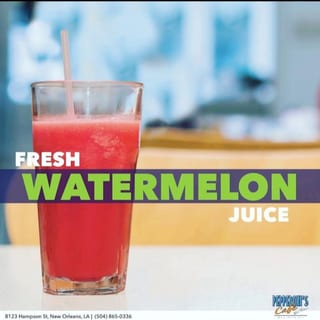 Fresh Watermelon Juice