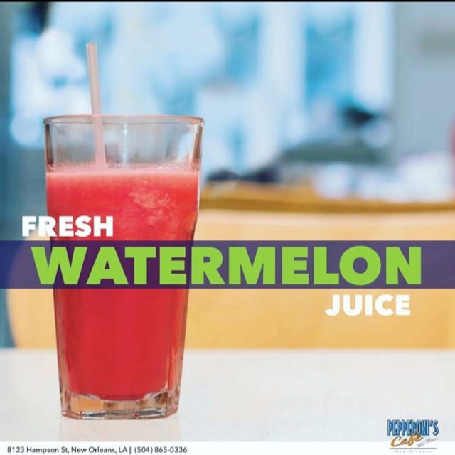 Fresh Watermelon Juice.