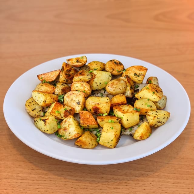 Oven Roasted Potatoes.