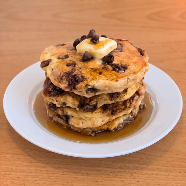 Chocolate Chip Pancakes.